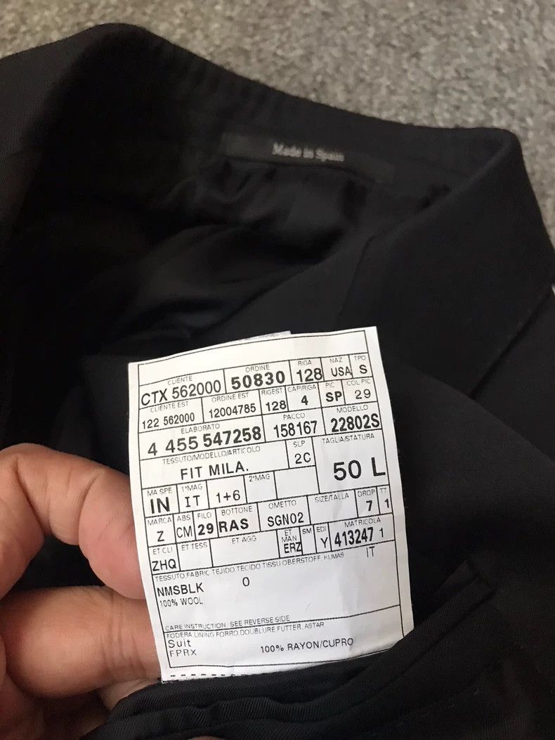 Ermenegildo Zegna Ermenegildo Zegna Black Wool Blazer Size US M / EU 48-50 / 2 - 5 Thumbnail
