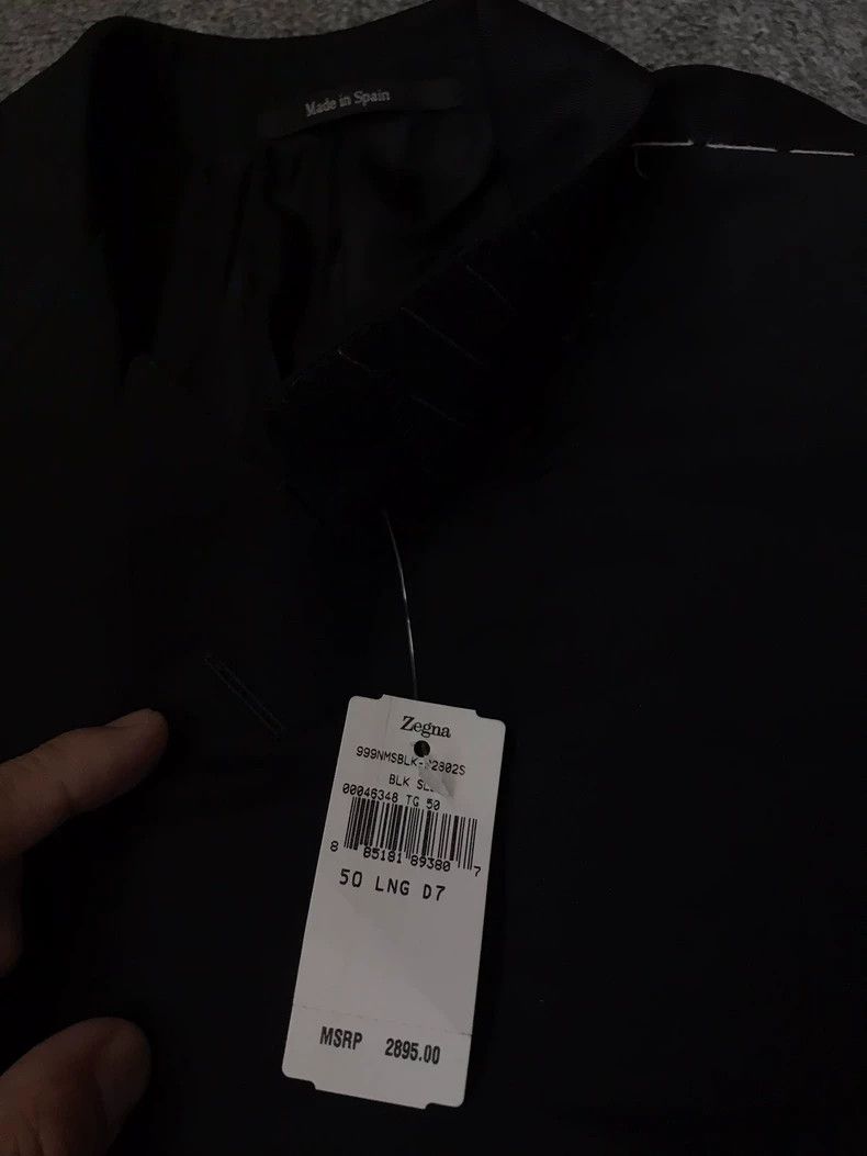 Ermenegildo Zegna Ermenegildo Zegna Black Wool Blazer Size US M / EU 48-50 / 2 - 6 Thumbnail