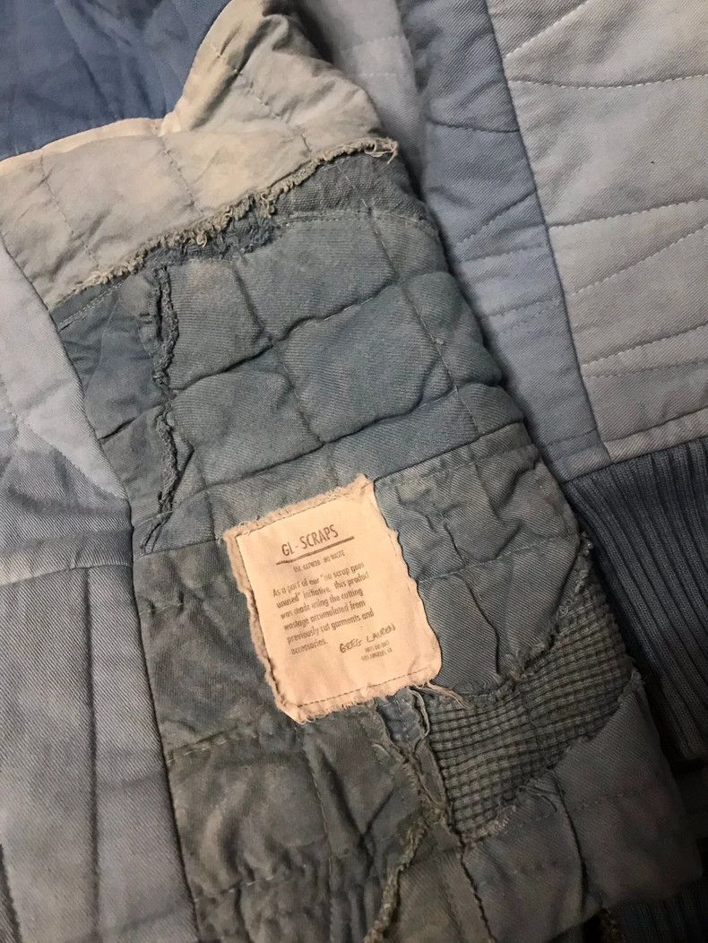 Greg Lauren Thick Hooded Cotton Patchwork Jacket Size US M / EU 48-50 / 2 - 6 Thumbnail