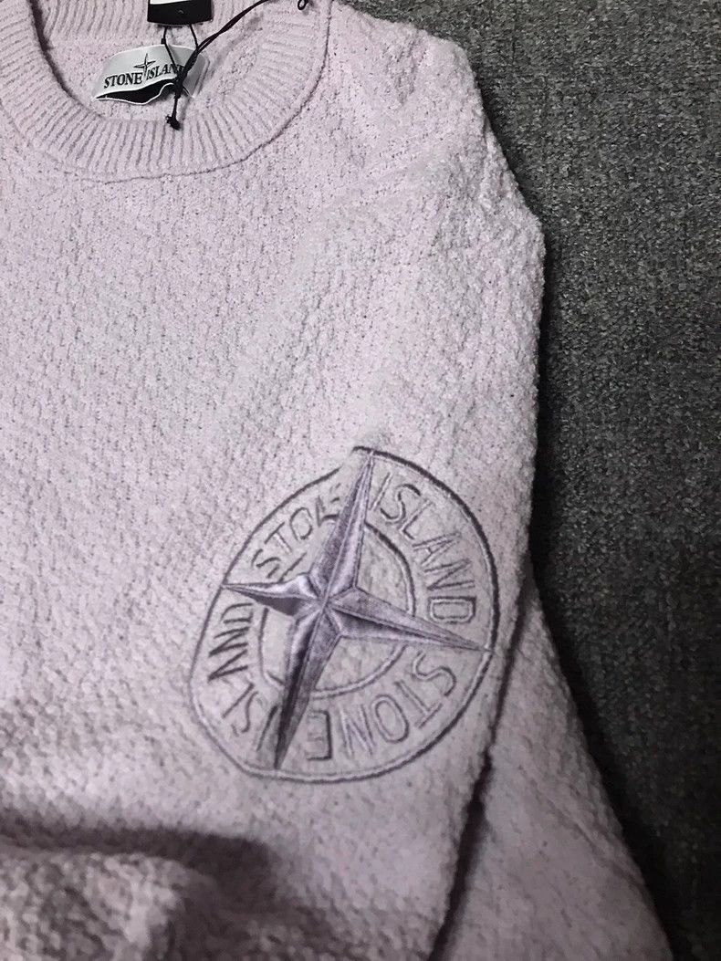 Stone Island STONE ISLAND Pullover Sweatshirt in Lavender Size US XL / EU 56 / 4 - 5 Thumbnail
