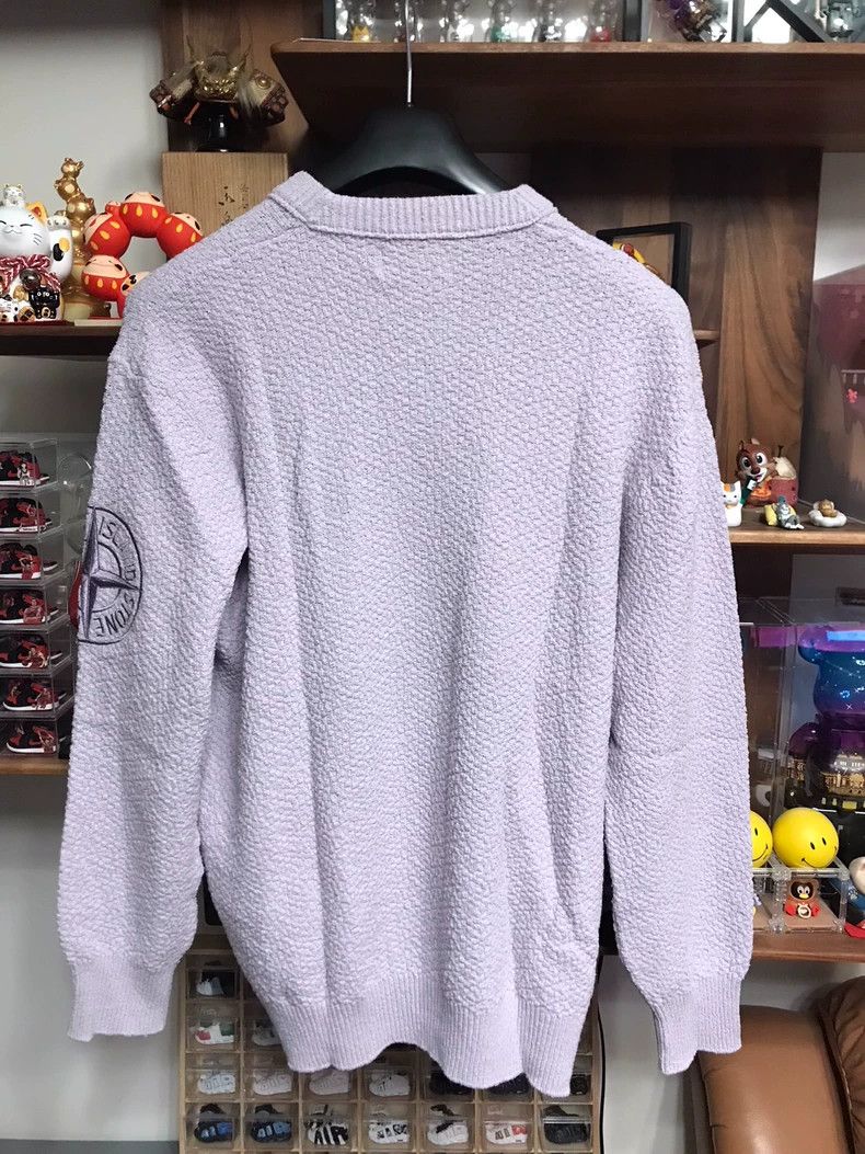 Stone Island STONE ISLAND Pullover Sweatshirt in Lavender Size US XL / EU 56 / 4 - 2 Thumbnail