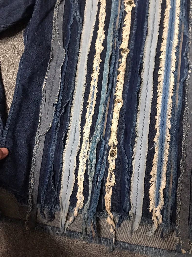 Kapital Denim Patchwork Long Sleeve Shirt Size US M / EU 48-50 / 2 - 5 Thumbnail