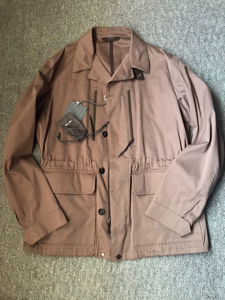 Ermenegildo Zegna Ermenegildo Zegna Lightweight Hunting Jacket Size US L / EU 52-54 / 3 - 3 Thumbnail