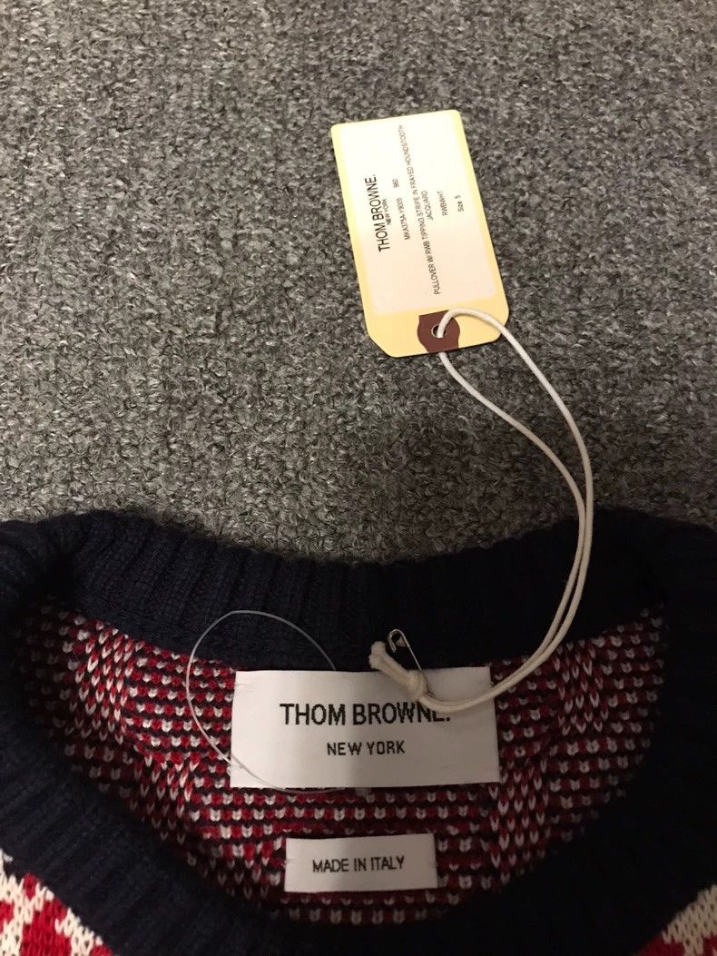 Thom Browne Thom Browne Christmas Wool Blend Sweater Size US M / EU 48-50 / 2 - 3 Thumbnail