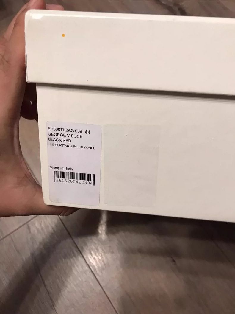 Givenchy Givenchy Black Sock Sneakers with Red Embroidery Size US 10 / EU 43 - 8 Thumbnail