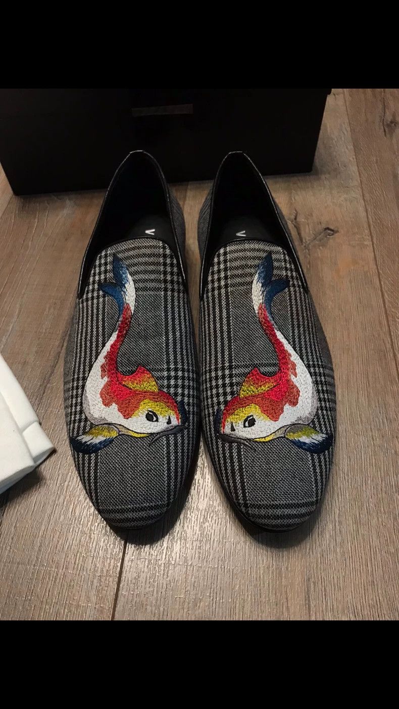 Versace Versace Casual Shoes with Koi Embroidery Size US 9 / EU 42 - 3 Thumbnail