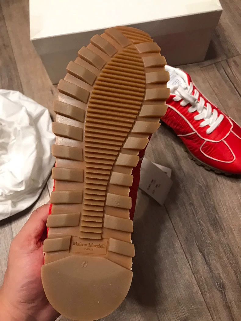 Maison Margiela Maison Margiela Casual Sneakers in Red Color Size US 10 / EU 43 - 5 Thumbnail