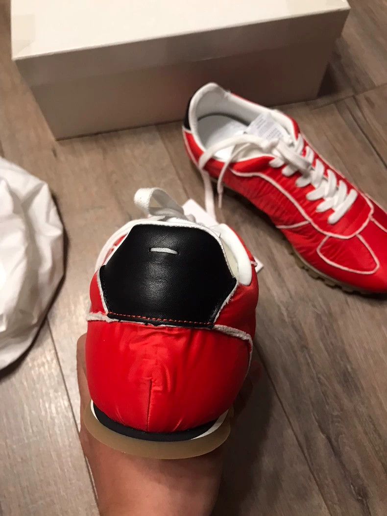 Maison Margiela Maison Margiela Casual Sneakers in Red Color Size US 10 / EU 43 - 3 Thumbnail