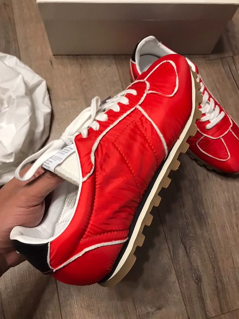 Maison Margiela Maison Margiela Casual Sneakers in Red Color Size US 10 / EU 43 - 4 Thumbnail