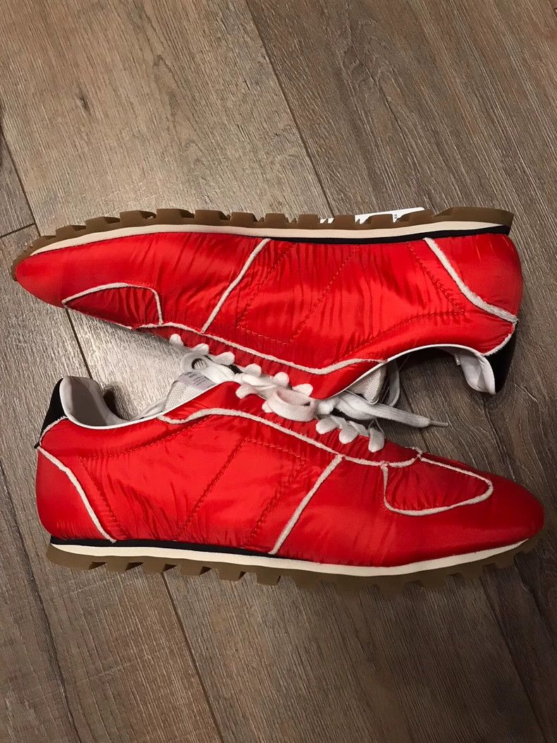 Maison Margiela Maison Margiela Casual Sneakers in Red Color Size US 10 / EU 43 - 7 Thumbnail