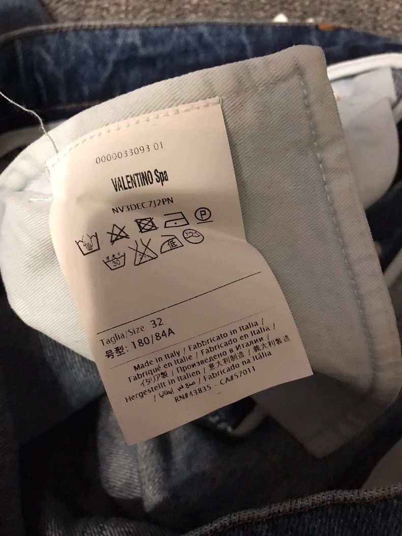 Valentino Valentino Water-washed Straight Denim Pants Size US 32 / EU 48 - 5 Thumbnail
