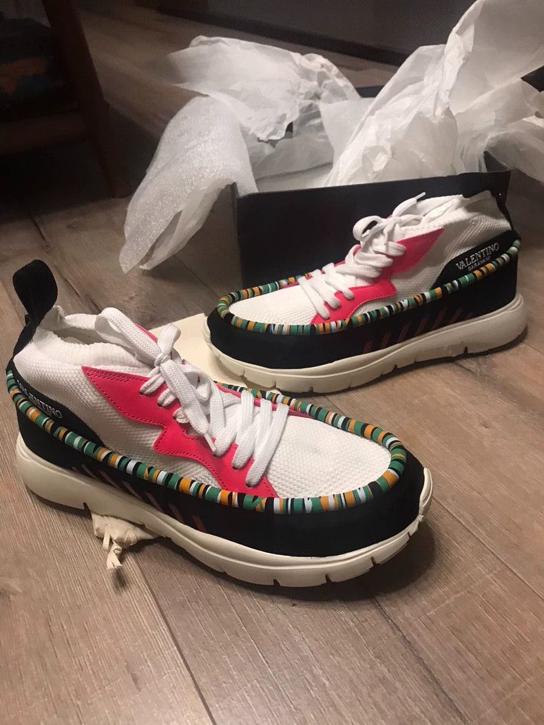 Valentino Valentino Casual Multi-Color Sneakers Size 43 Size US 10 / EU 43 - 6 Thumbnail