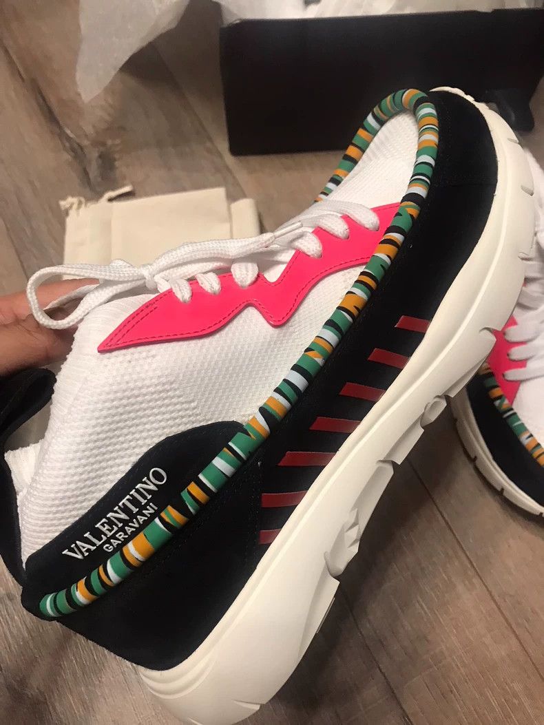 Valentino Valentino Casual Multi-Color Sneakers Size 43 Size US 10 / EU 43 - 4 Thumbnail