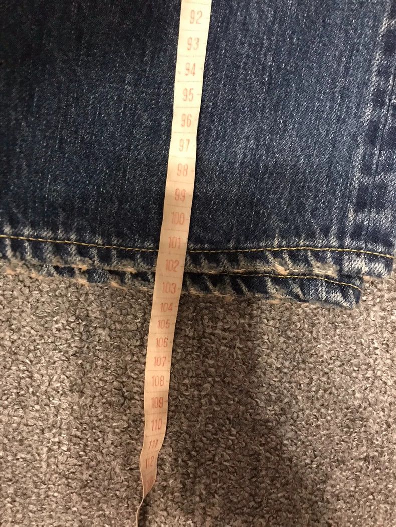 Kapital Fdmtl Denim Pants with Distressed Details Size US 32 / EU 48 - 8 Thumbnail