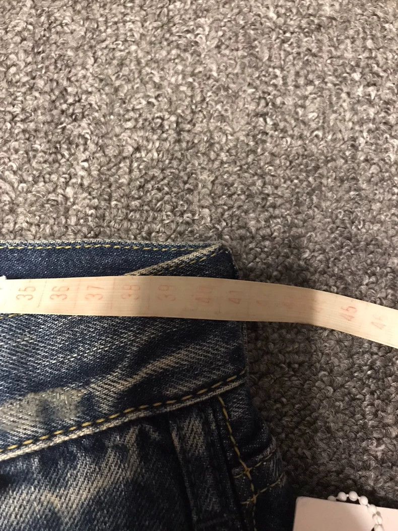 Kapital Fdmtl Denim Pants with Distressed Details Size US 32 / EU 48 - 7 Thumbnail