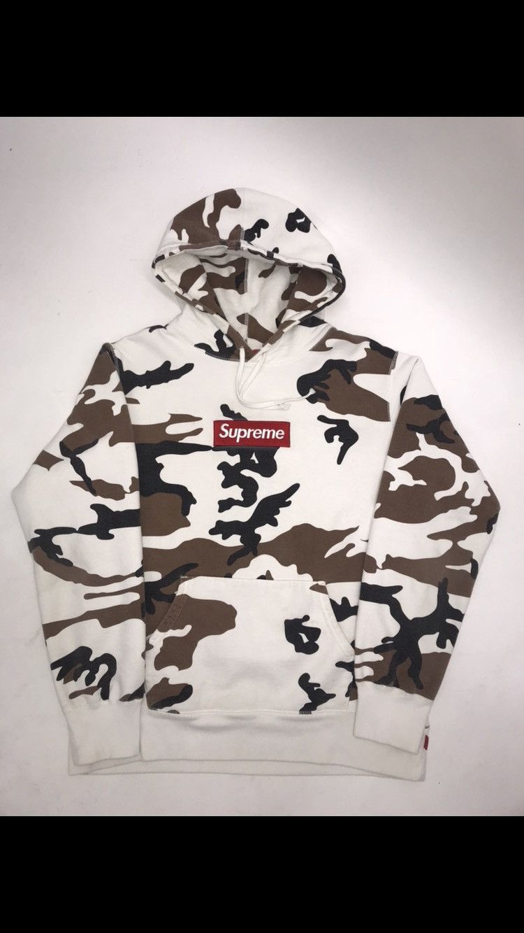 White camo 2024 supreme hoodie