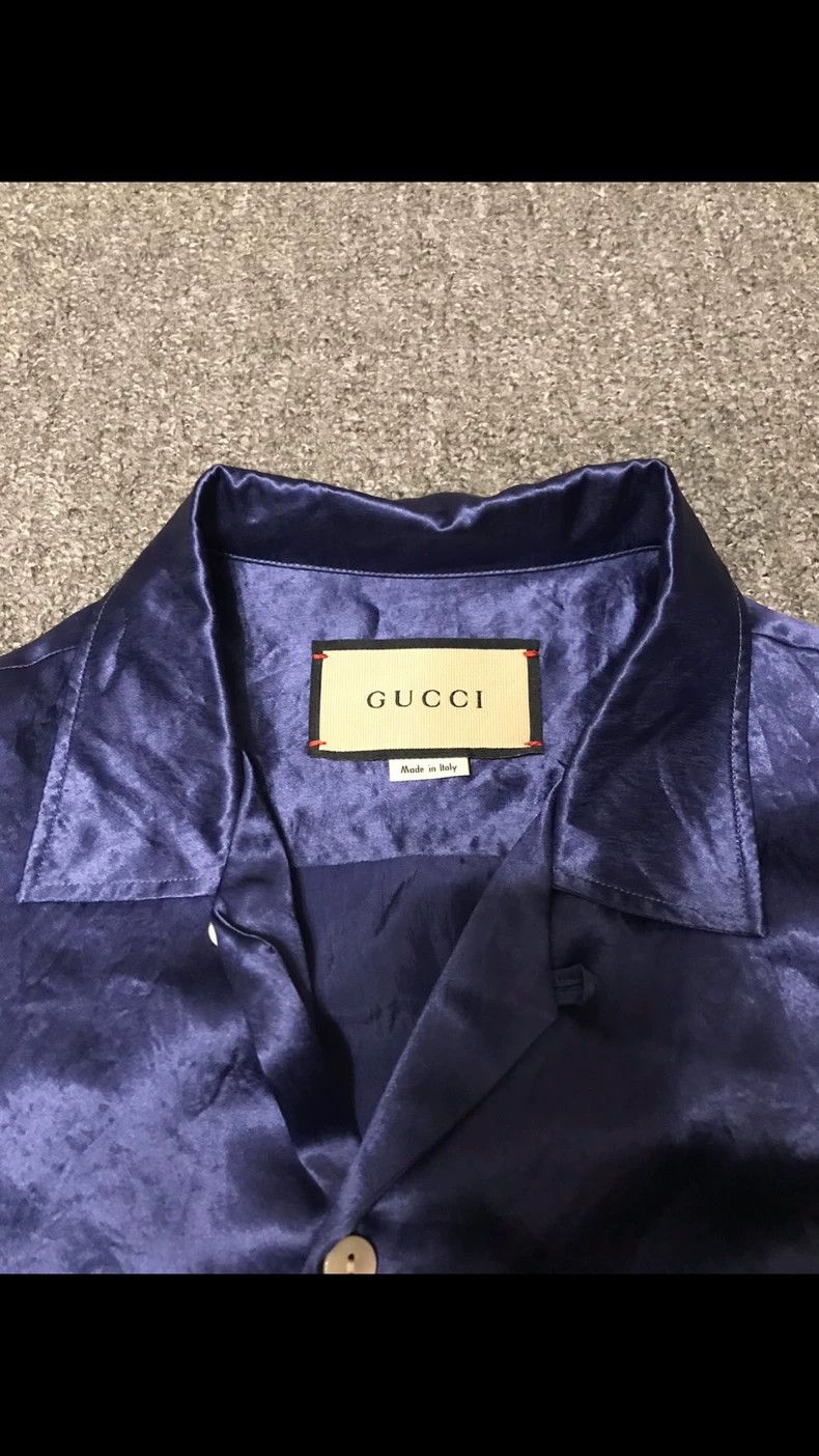 Gucci Gucci Short Sleeve Shirt with Embroidery Size US M / EU 48-50 / 2 - 4 Thumbnail