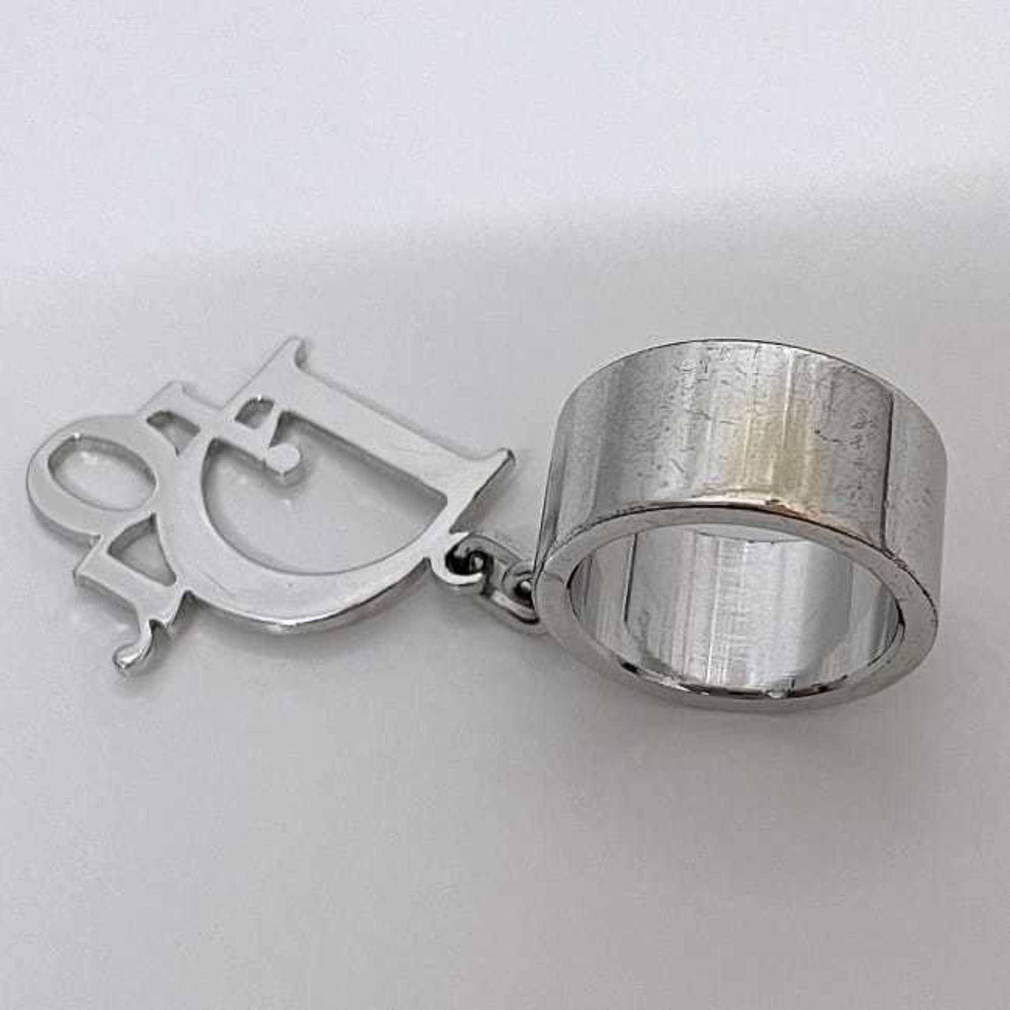 Dior Christian Dior Ring ec-22798 Silver JP10 Metal Swing Women's Men's Size ONE SIZE - 4 Thumbnail