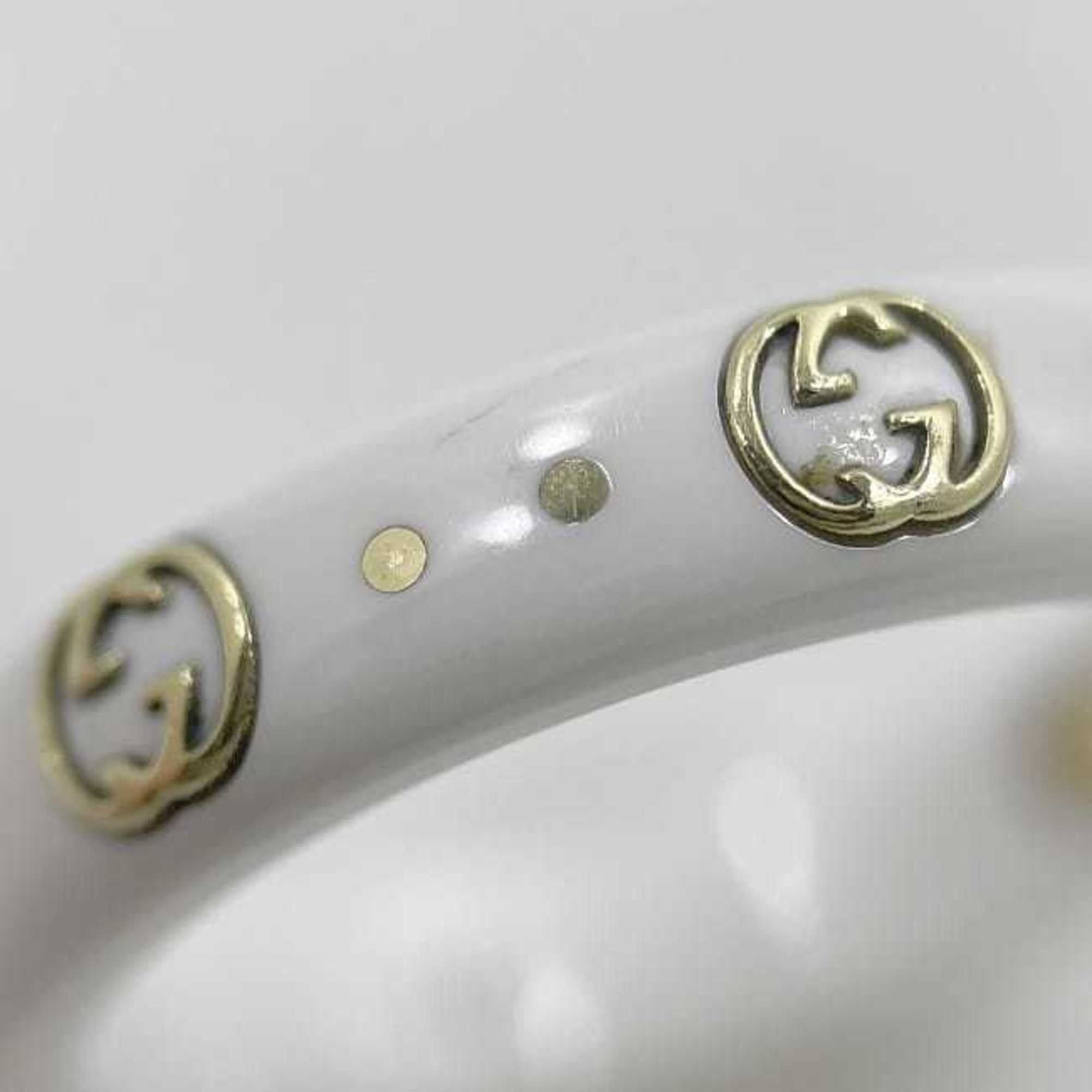 Gucci Gucci Icon Ring f-22977 White Yellow Gold Interlocking 679262 J85V5 8062 JP11 750 Ceramic GUCCI GG 18K Women's YG Size ONE SIZE - 9 Thumbnail