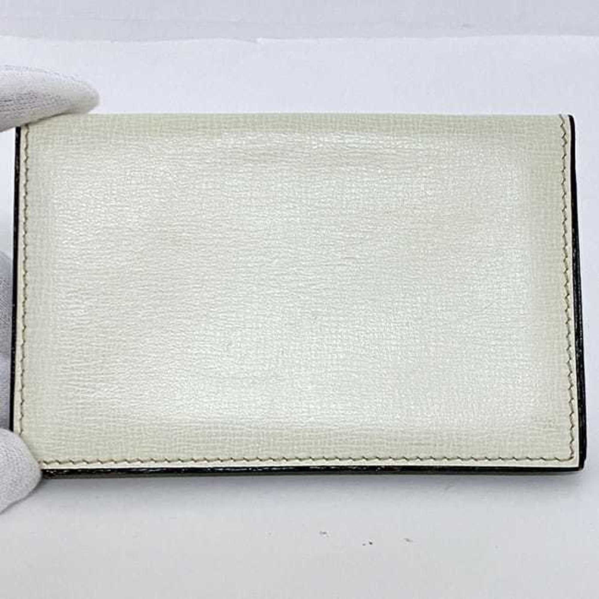 Valextra Valextra Business Card Holder ec-22953 Cream White Case Leather Z 0L Flap Women's Compact Size ONE SIZE - 5 Thumbnail