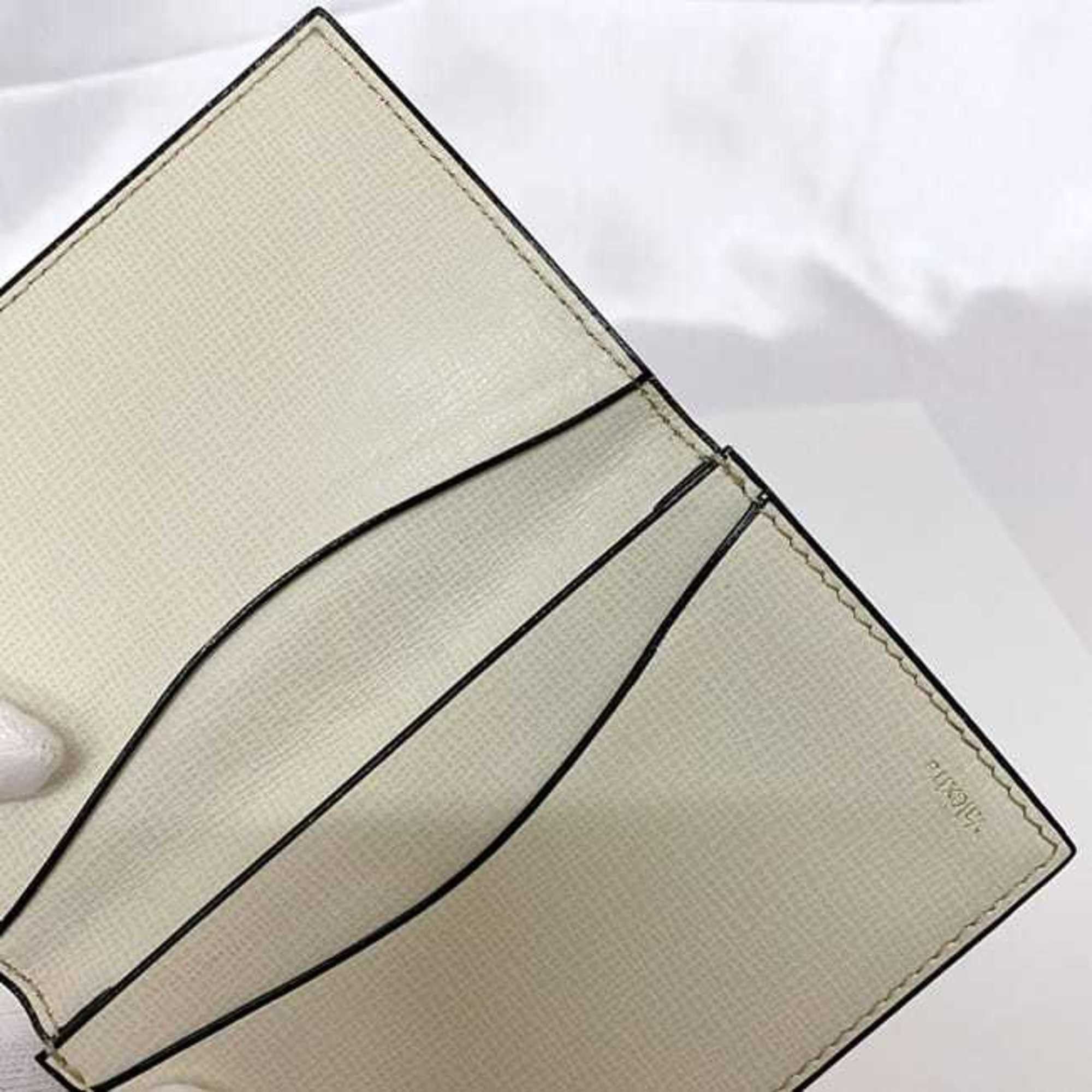 Valextra Valextra Business Card Holder ec-22953 Cream White Case Leather Z 0L Flap Women's Compact Size ONE SIZE - 9 Thumbnail