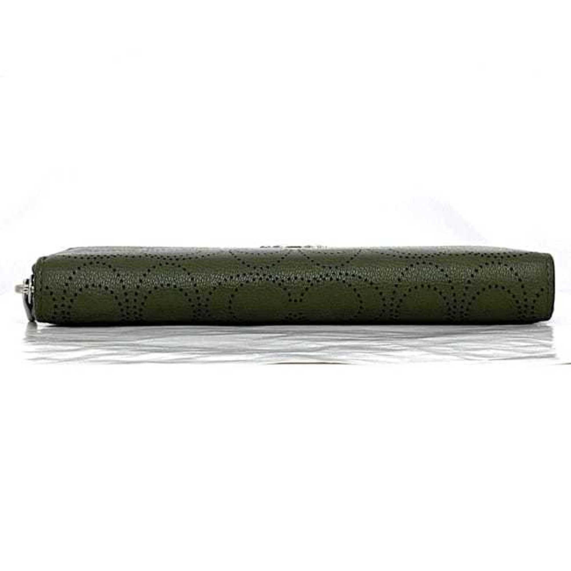 Coach Coach Round Long Wallet ec-22952 Green Signature CA715 Leather COACH Punching Women's Size ONE SIZE - 4 Thumbnail
