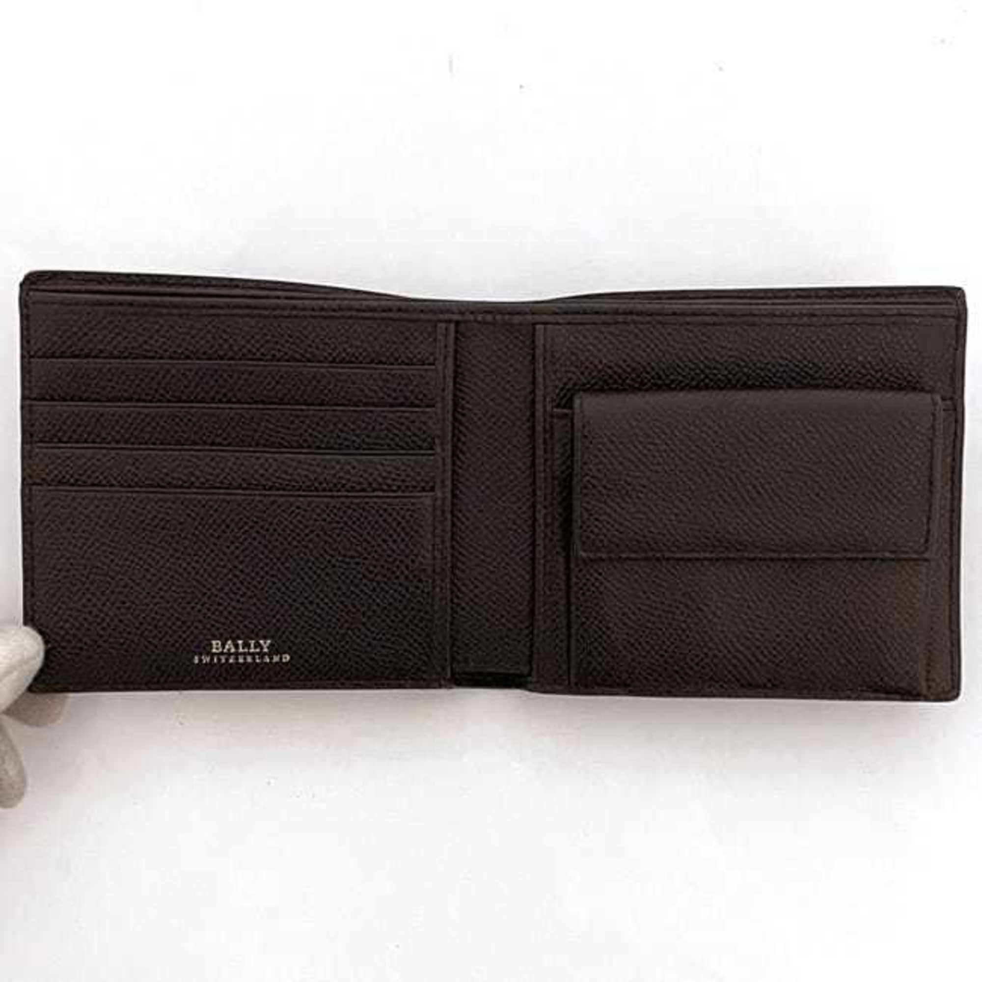 Bally Bally Bi-fold Wallet ec-22731 Brown 6172021001 Unused Leather BALLY Grain Folding Compact Size ONE SIZE - 5 Thumbnail