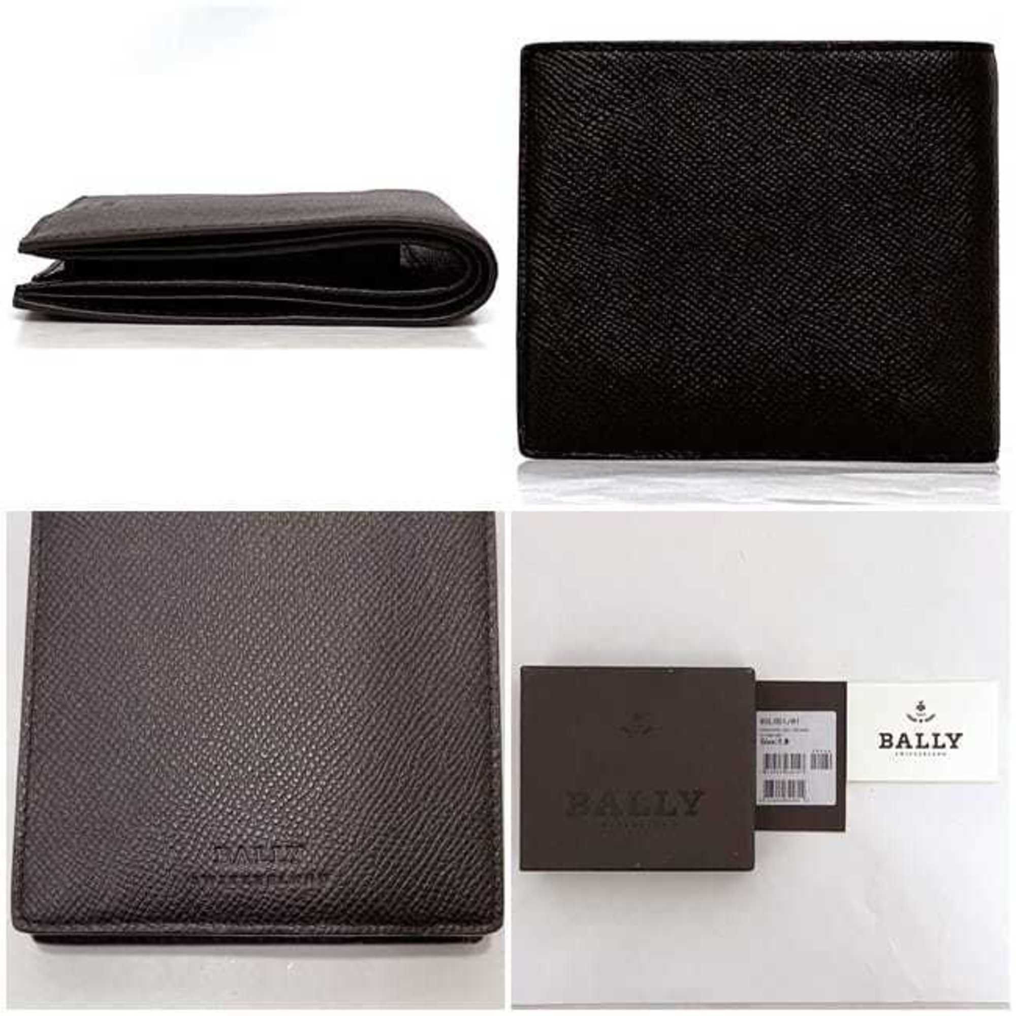 Bally Bally Bi-fold Wallet ec-22731 Brown 6172021001 Unused Leather BALLY Grain Folding Compact Size ONE SIZE - 3 Thumbnail