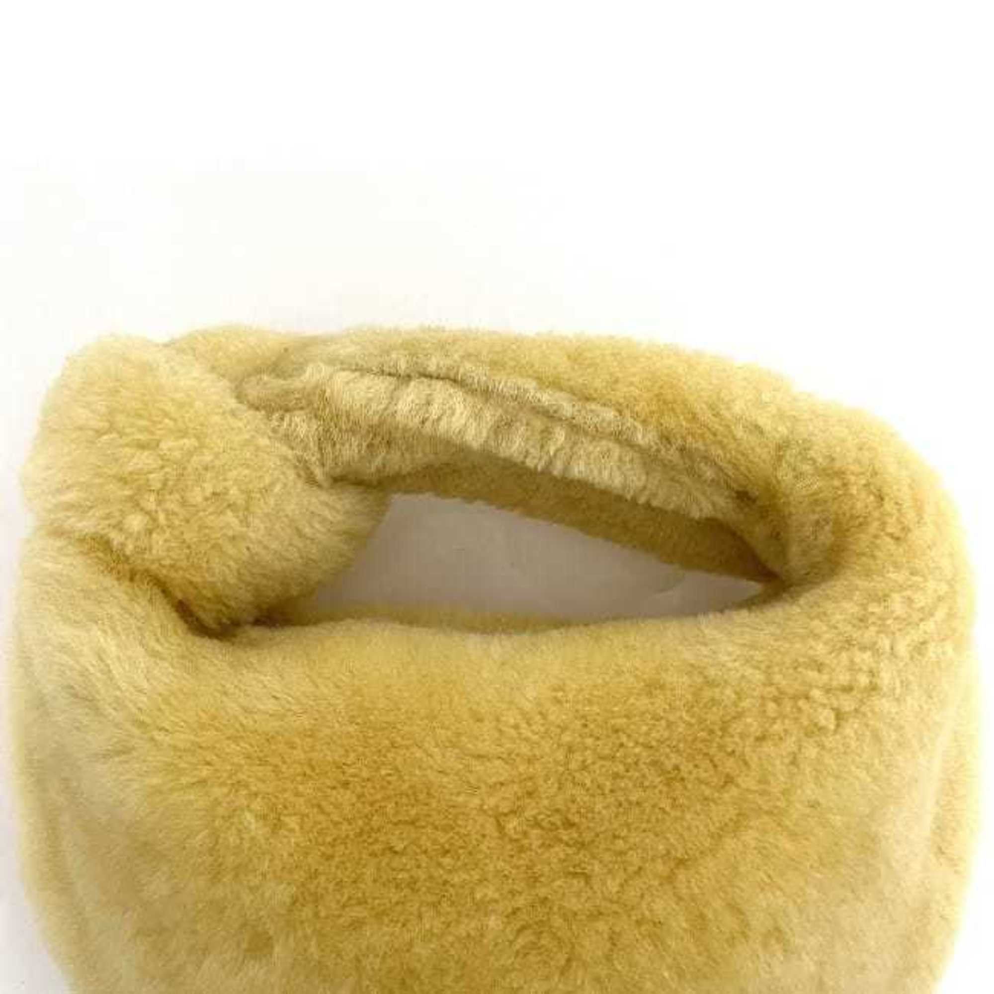 Bottega Veneta Bottega Veneta Handbag Mini Jodie f-22989 Yellow Beige 680697V1C209321 Mouton B09683256W BOTTEGA VENETA Bag Twisted Fur Women's Size ONE SIZE - 6 Thumbnail