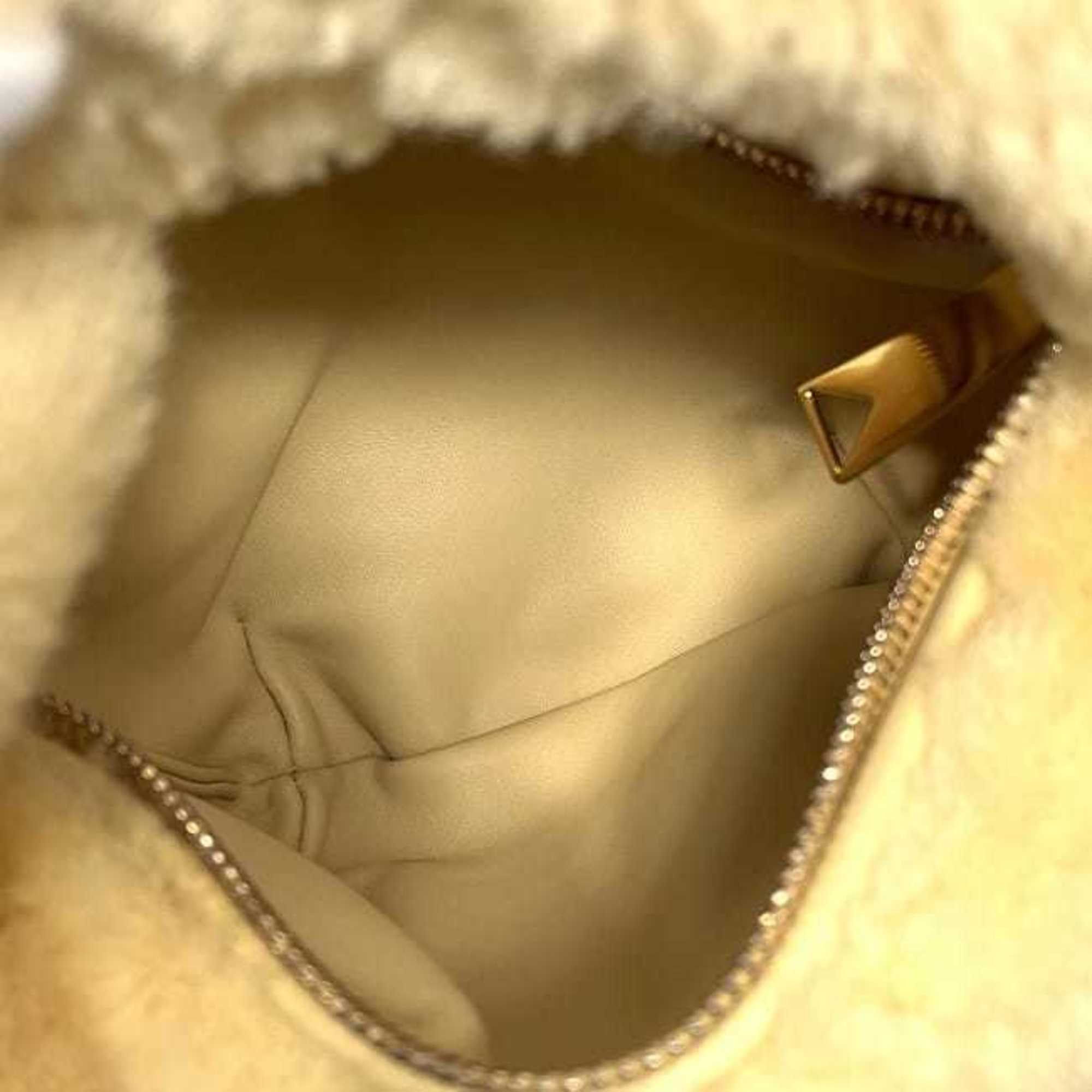 Bottega Veneta Bottega Veneta Handbag Mini Jodie f-22989 Yellow Beige 680697V1C209321 Mouton B09683256W BOTTEGA VENETA Bag Twisted Fur Women's Size ONE SIZE - 8 Thumbnail