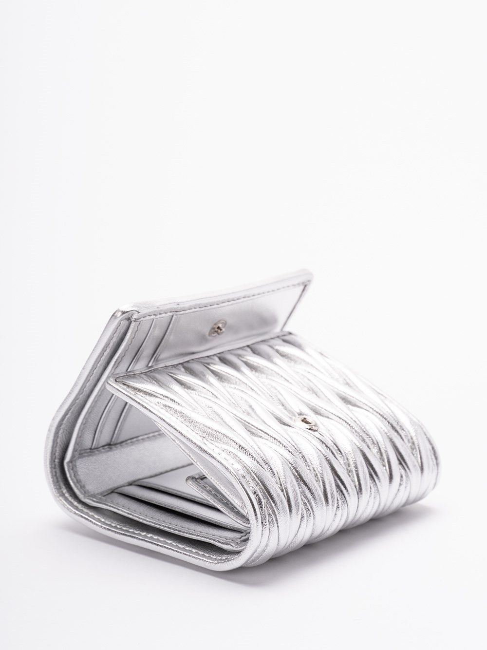 Miu Miu Small Matelassé Nappa Leather Wallet Size ONE SIZE - 4 Thumbnail