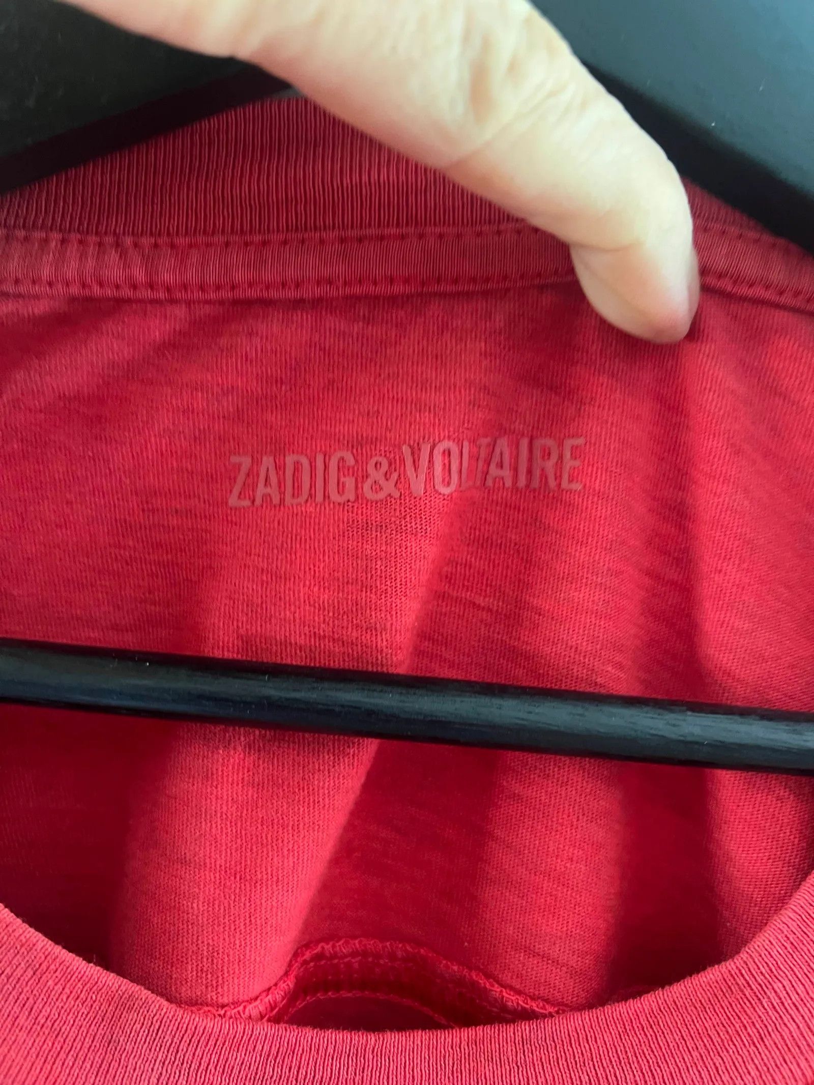 Zadig & Voltaire Zadig & Voltaire Crimson Short Sleeve T-shirt Size S / US 4 / IT 40 - 3 Thumbnail