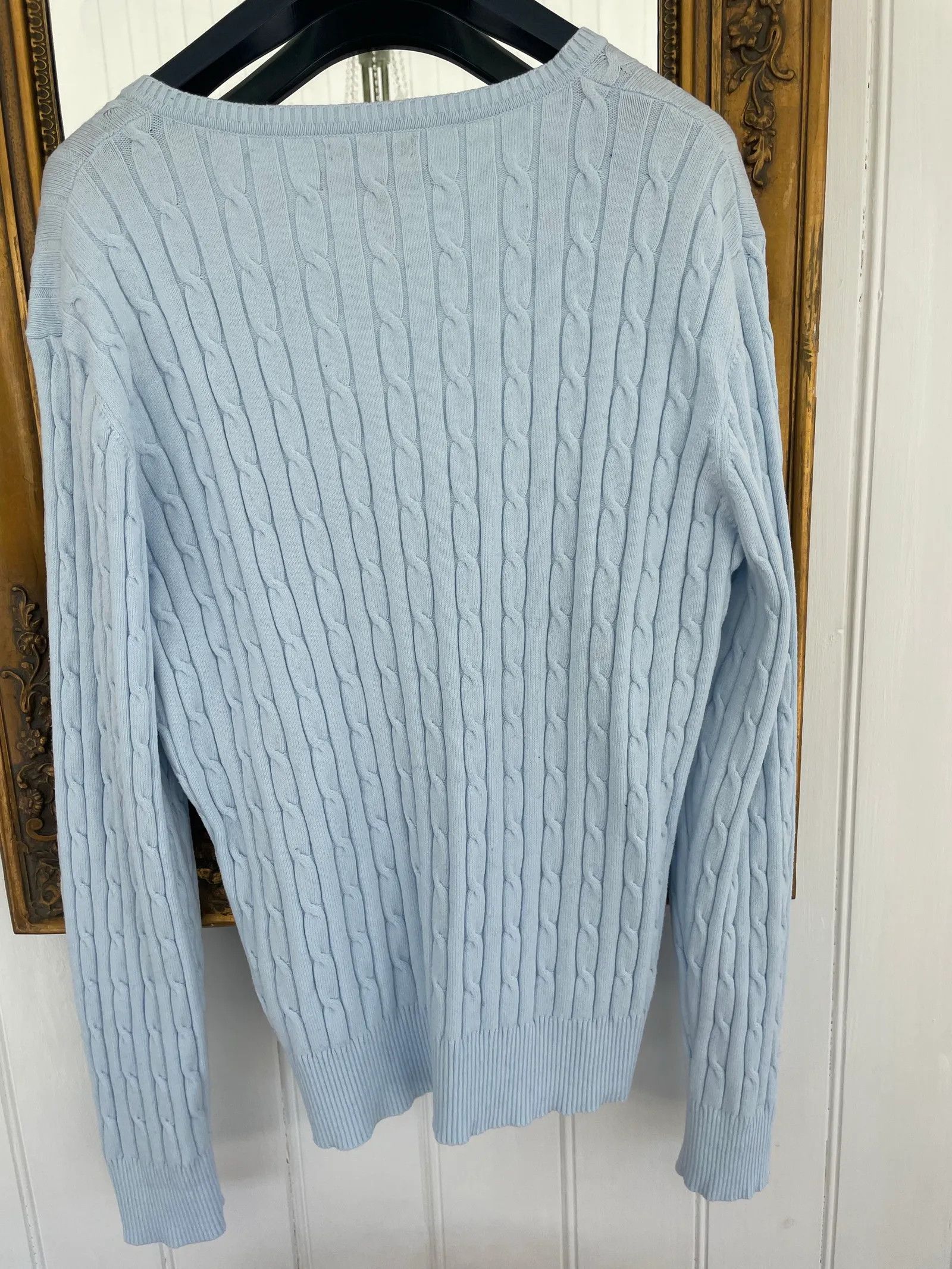 Gant Gant Tröja v-hals med flätor Sweater Size XXL / US 16-18 / IT 52-54 - 4 Thumbnail