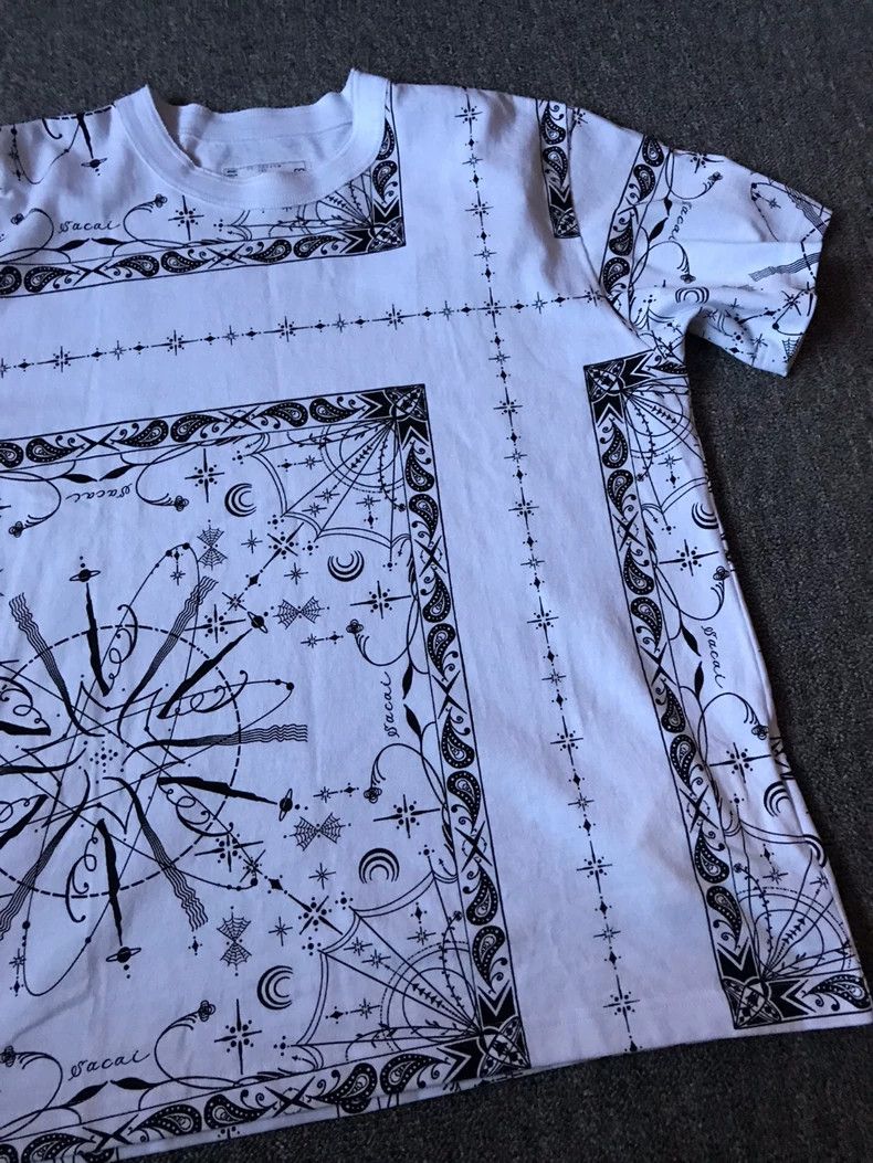 Sacai Sacai Short Sleeve T-Shirt with Unique Design Size US S / EU 44-46 / 1 - 6 Thumbnail