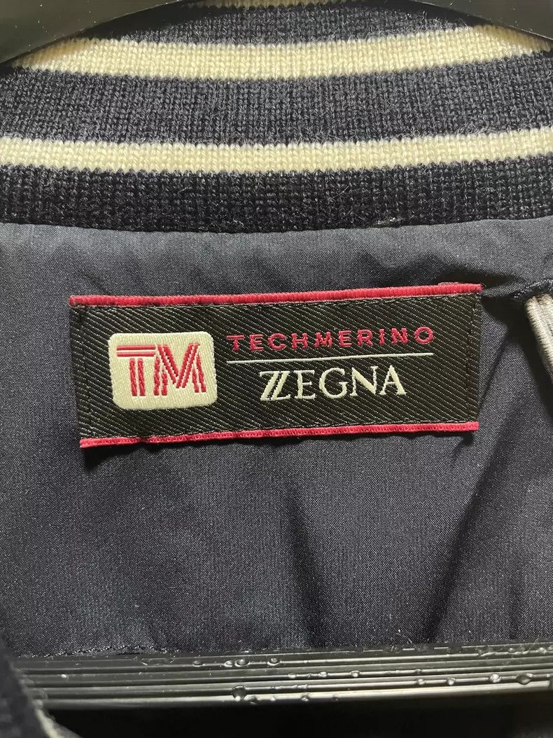 Ermenegildo Zegna Zegna Techmerino Wool Baseball Jacket Size US M / EU 48-50 / 2 - 4 Thumbnail
