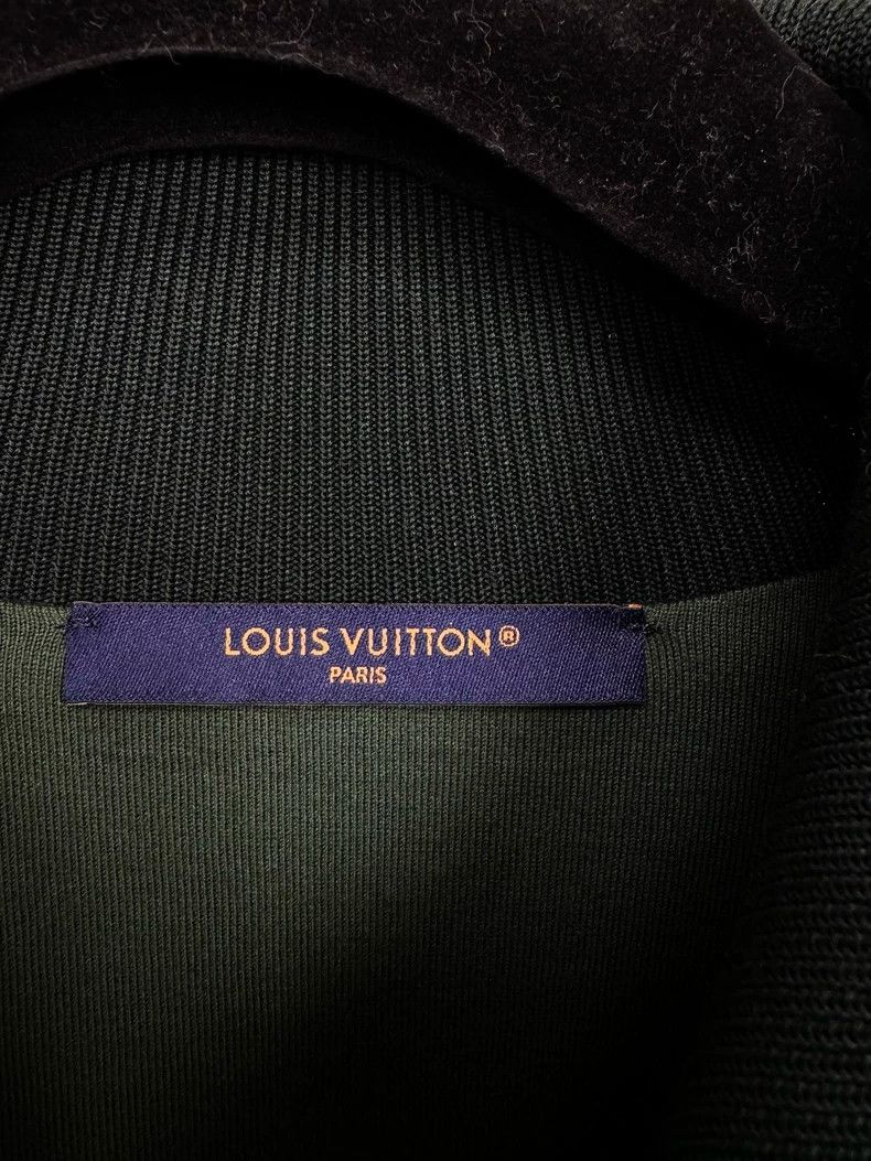 Louis Vuitton Louis Vuitton Green Patterned Zip-Up Jacket Size US L / EU 52-54 / 3 - 2 Thumbnail