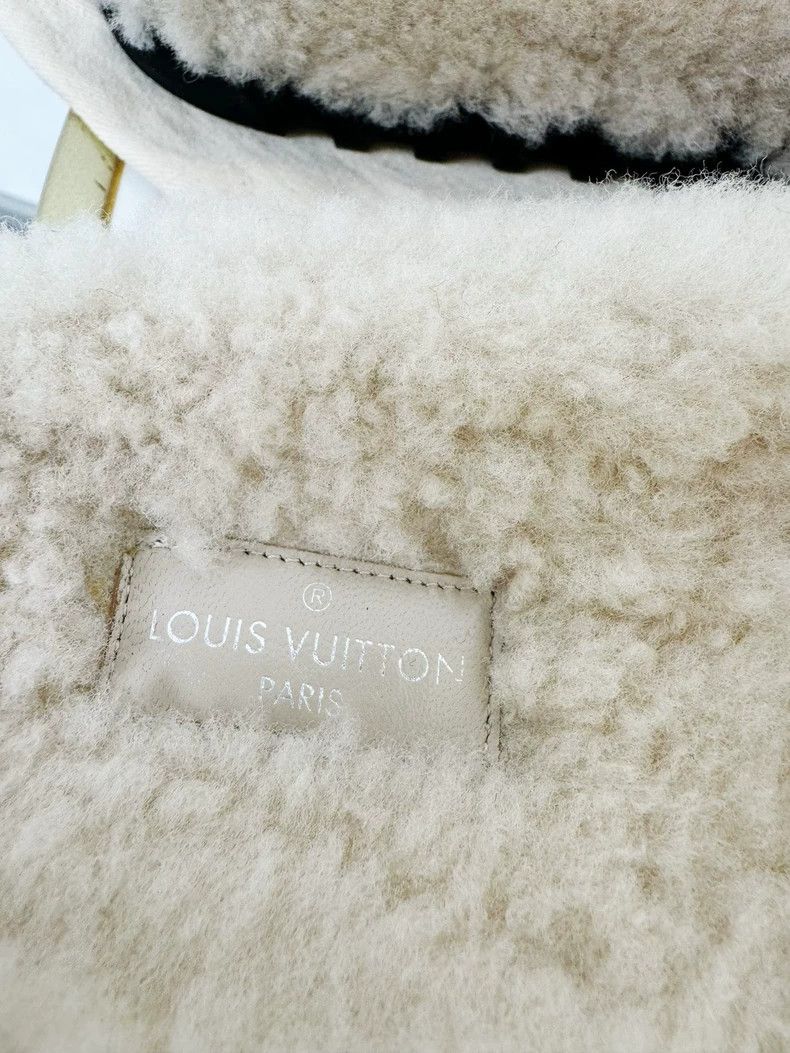 Louis Vuitton Louis Vuitton Black and Beige Slippers Size US 9 / EU 42 - 3 Thumbnail
