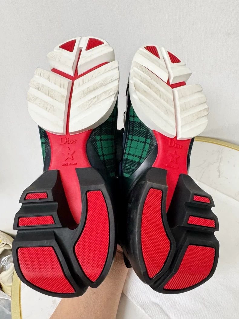 Dior Dior Dad Sneakers Size 38.5 Green Black Size US 7.5 / EU 40-41 - 8 Thumbnail