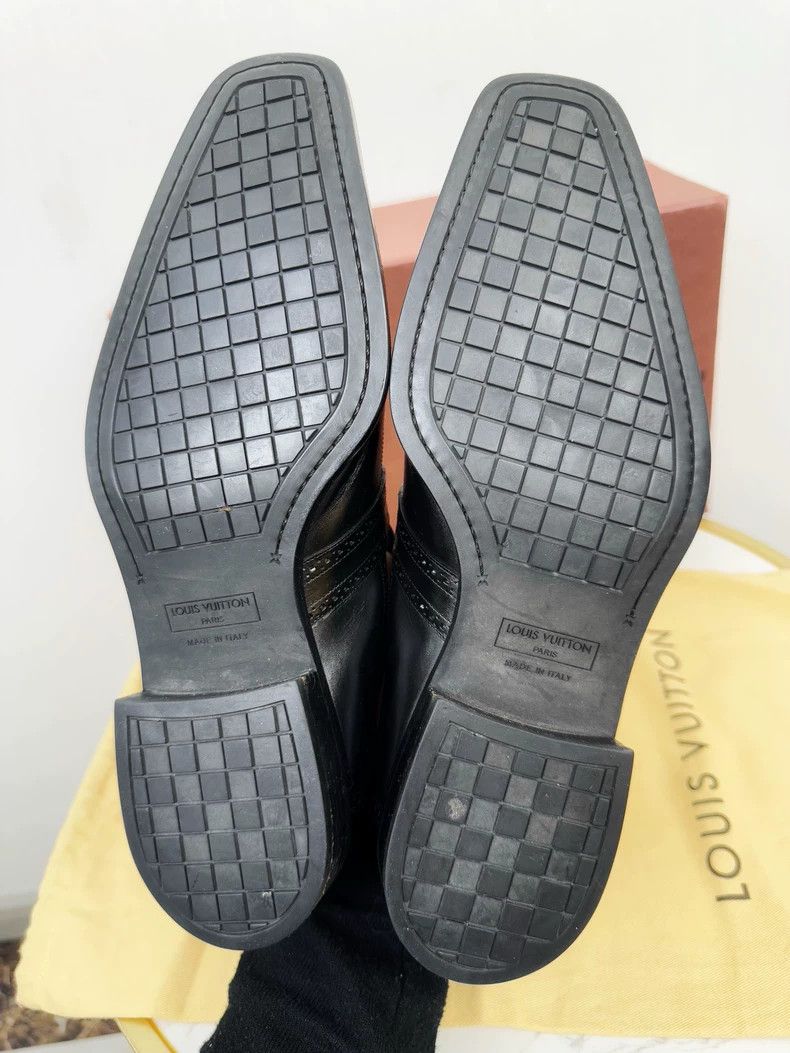 Louis Vuitton Louis Vuitton Men's Leather Dress Shoes Size US 6 / EU 39 - 9 Thumbnail