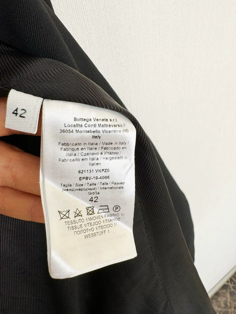 Bottega Veneta Bottega Veneta Black Wool Suit Jacket with Tags Size US L / EU 52-54 / 3 - 3 Thumbnail