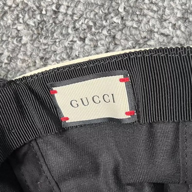 Gucci Gucci Black Towel Cap with Logo Size ONE SIZE - 4 Thumbnail