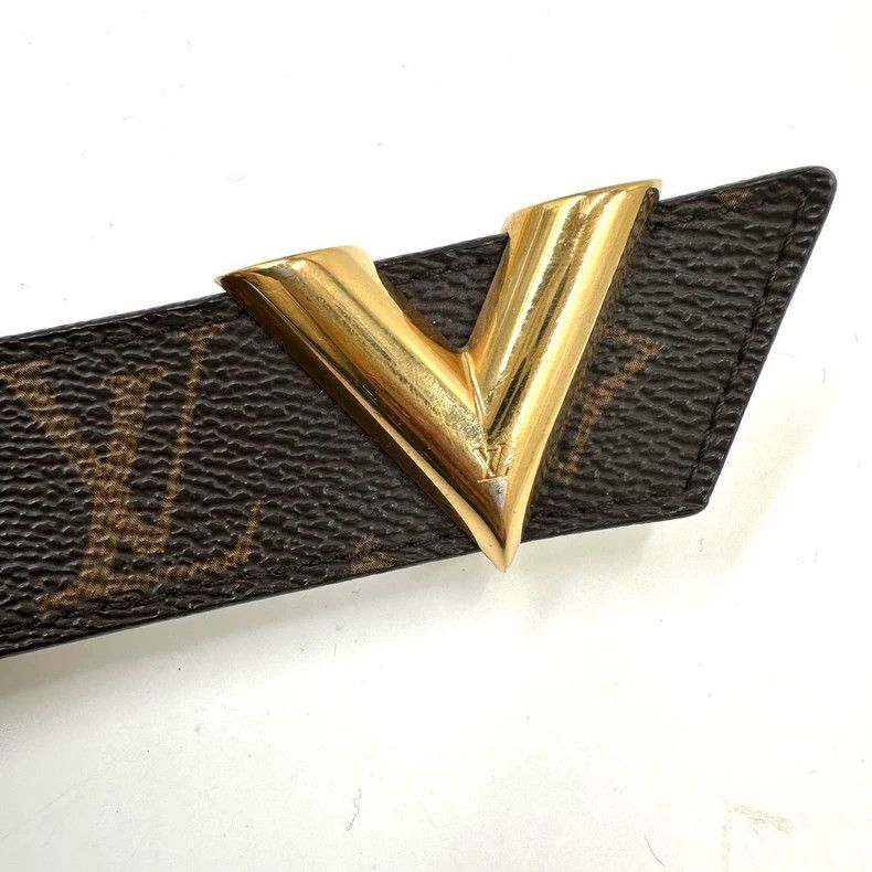 Louis Vuitton Louis Vuitton Brown Monogram Gold Buckle Belt Size ONE SIZE - 9 Thumbnail