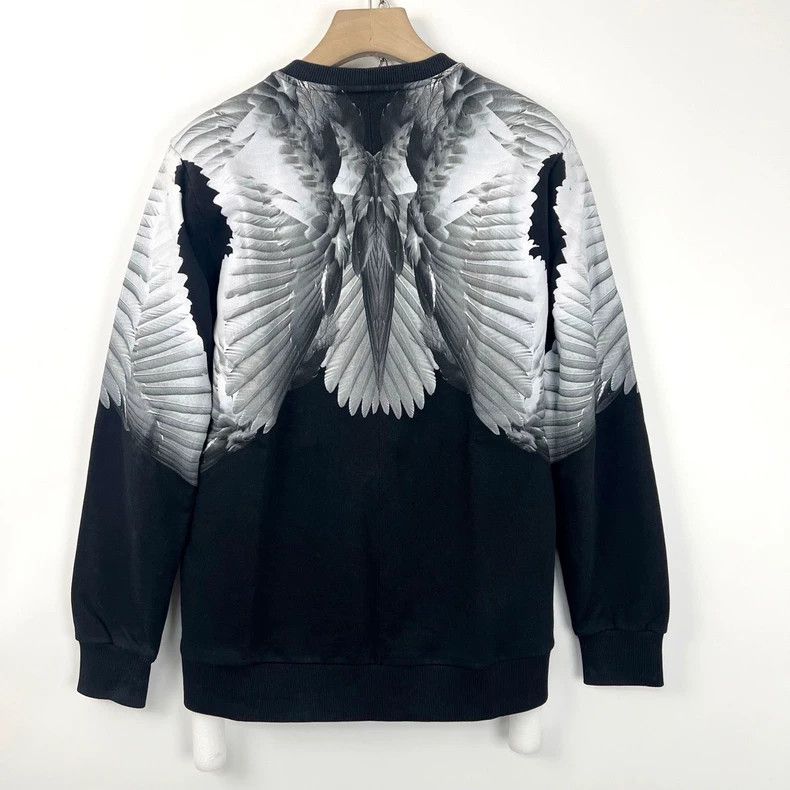Givenchy Givenchy Black Wings Feather Sweatshirt Size US XS / EU 42 / 0 - 2 Thumbnail