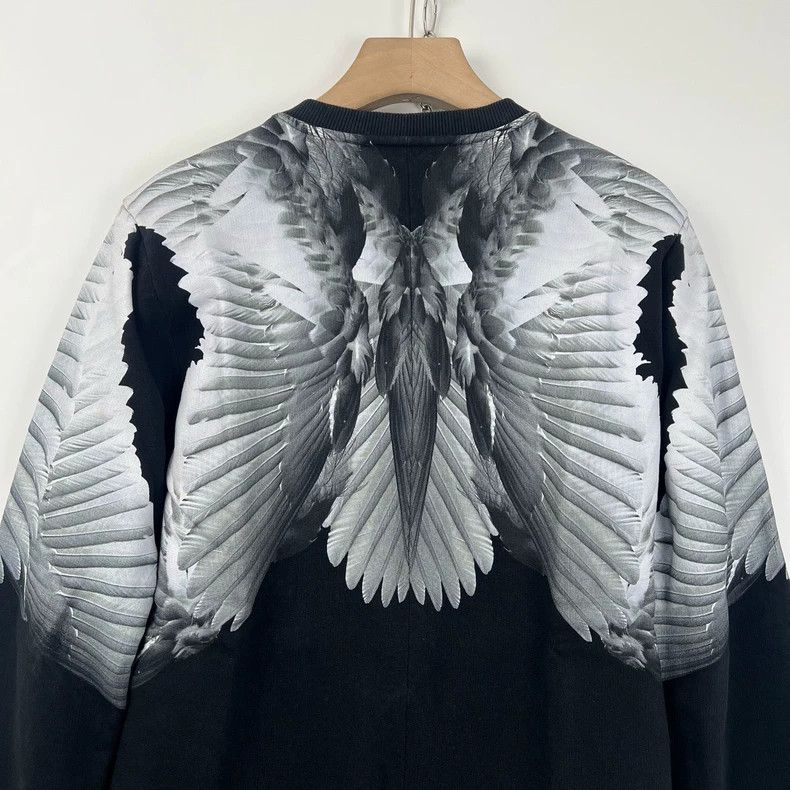Givenchy Givenchy Black Wings Feather Sweatshirt Size US XS / EU 42 / 0 - 3 Thumbnail