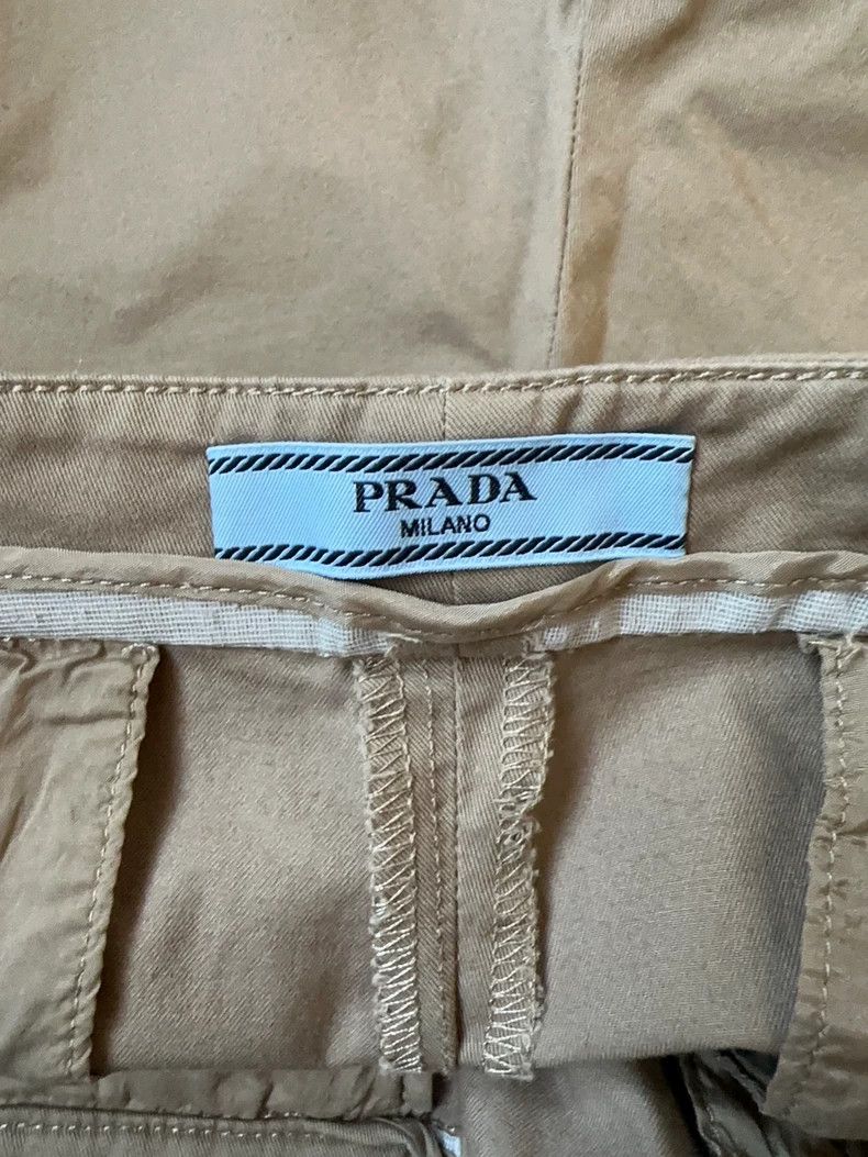 Prada PRADA Khaki Color Trousers Size 42 Size US 42 / EU 58 - 3 Thumbnail