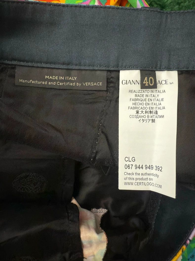 Versace Versace Floral Pants Size 40 Size US 40 / EU 56 - 4 Thumbnail