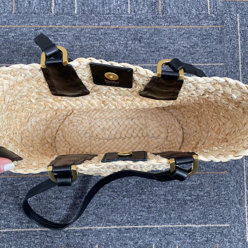 Maxmara Woven Straw Bag