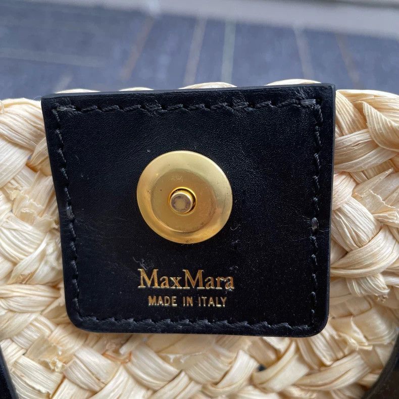 Maxmara Woven Straw Bag