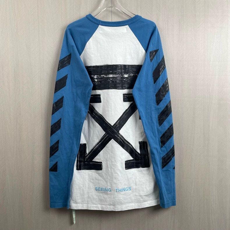 The Row Off White and Blue Long Sleeve Shirt Size US S / EU 44-46 / 1 - 2 Thumbnail