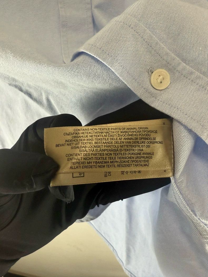Burberry Burberry Embroidered Logo Long Sleeve Shirt Size US L / EU 52-54 / 3 - 4 Thumbnail